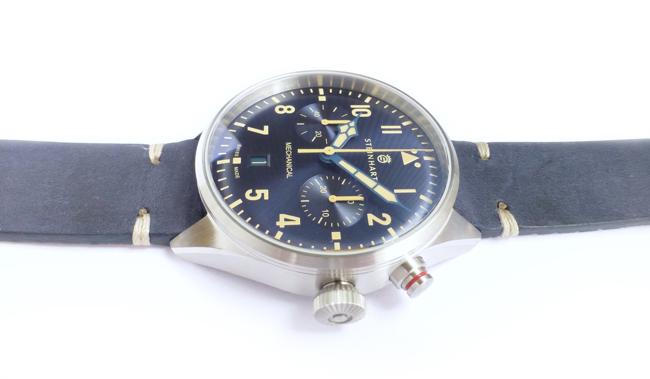 Steinhart NAV.B - Monopusher 42 BLUE Limited Edition 100 Watches 108-1156